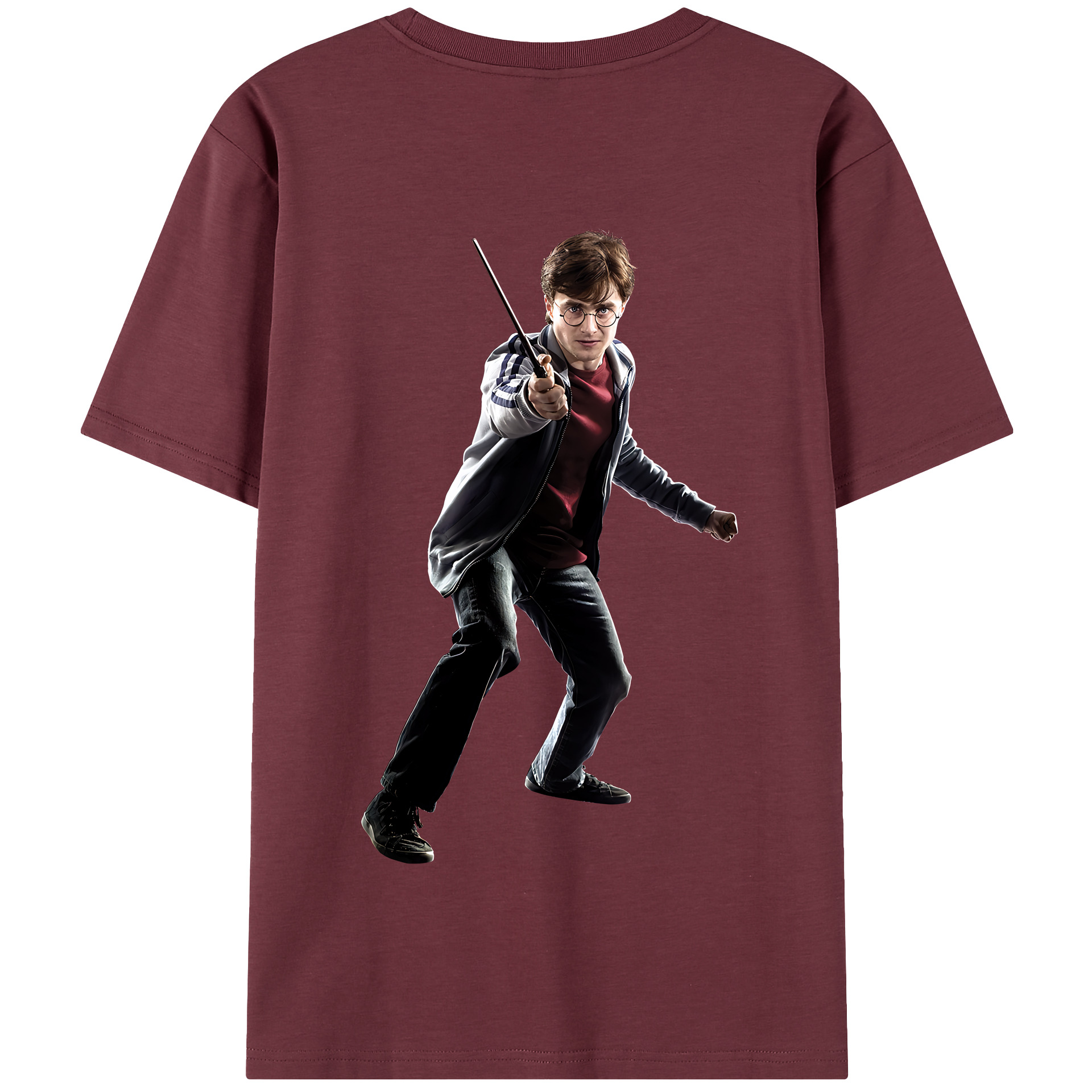 （画像用） Harry Potter ハリー・ポッターシリーズ 綿100％半袖Tシャツ（背面プリント）